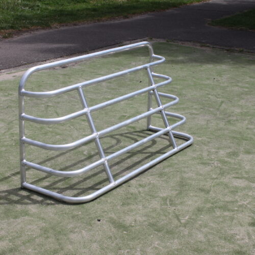 Voetbaldoeltjes Tube aluminium (1.5 x 0.75 m) 36 Verplaatsbaar aluminium trainingsdoel 150 x 75 cm